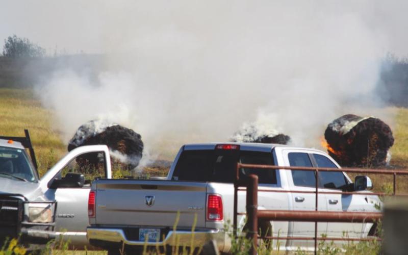 Watonga FD Knocks Down Runaway Trash Fire Near Town