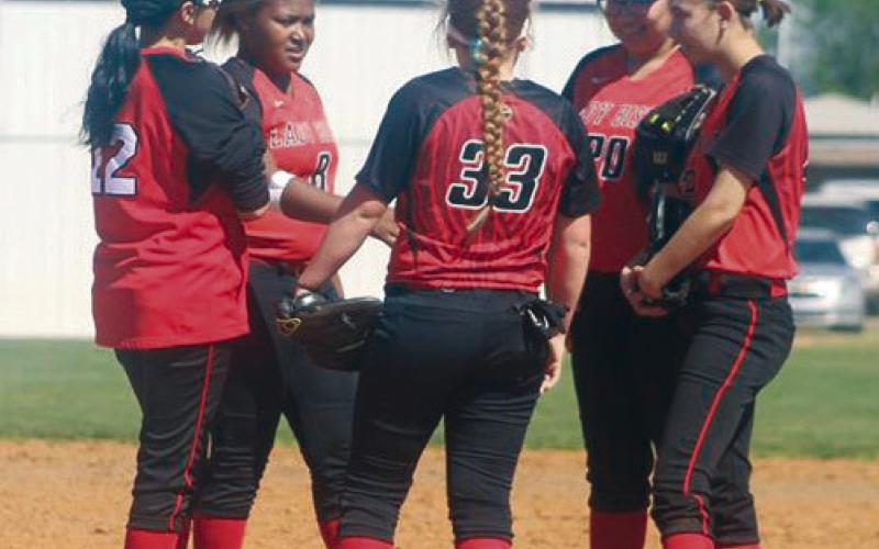 Lady Bison Take on Watonga