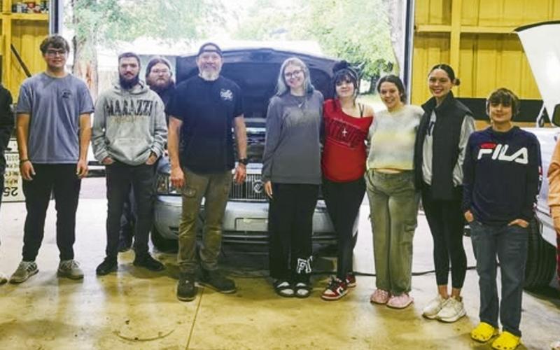 On May 7, Estep Mechanics hosted the life skills class from Calumet High School for a visit to the shop for a lesson on basic car maintenance. Community support makes these programs successful.