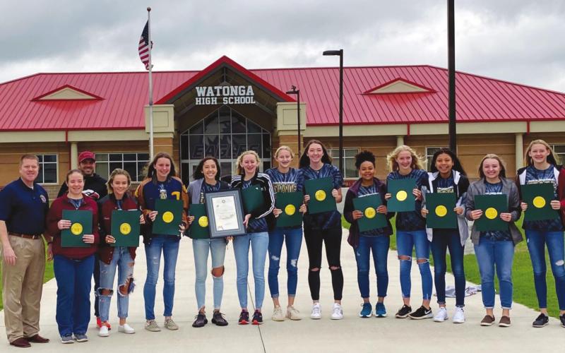Lady Eagles’ Class 2A State Champ CC Squad Honored by Rep. Sanders