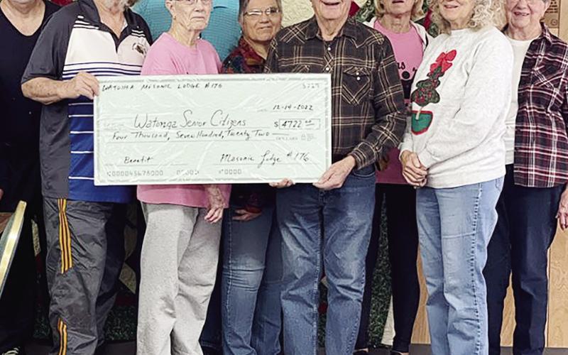 Masons Support Senior Center