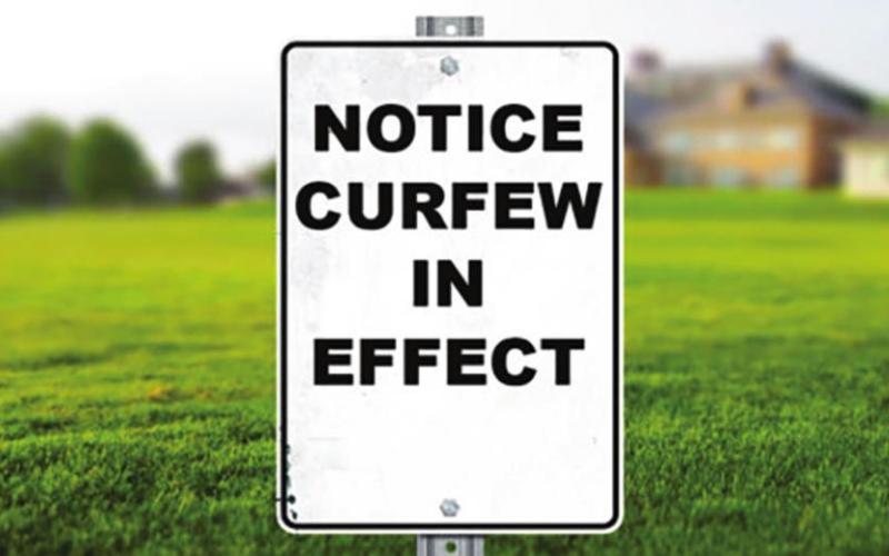 Curfew Set in Place