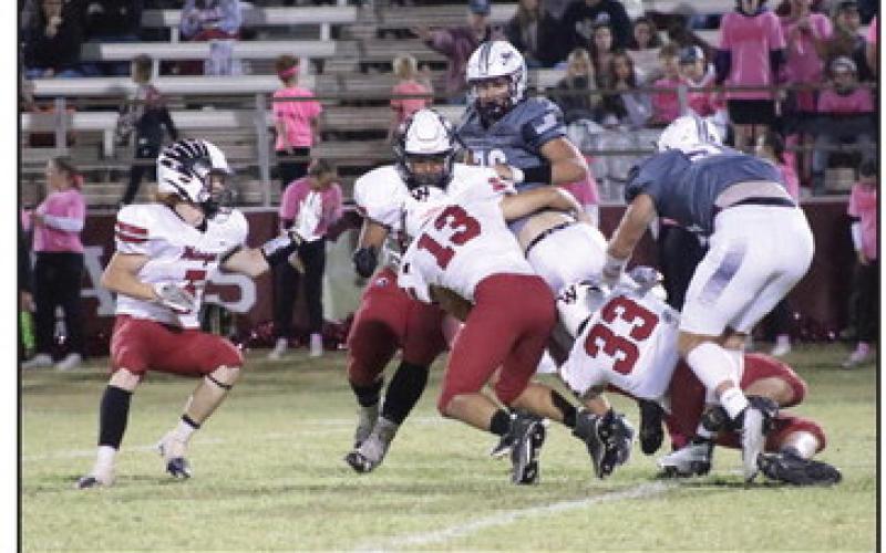 Caymon Wieczorrek making a tackle