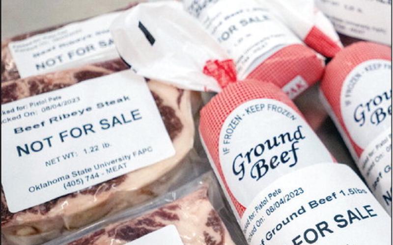 Consumers who purchase beef directly from ranchers can custom order their cuts of meat at the processing plant to fill home freezers with product not intended for individual sale. (Photo by Mitchell Alcala, OSU Agriculture)