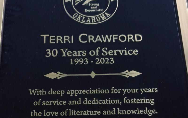 Crawford Officially Checks Out of Library