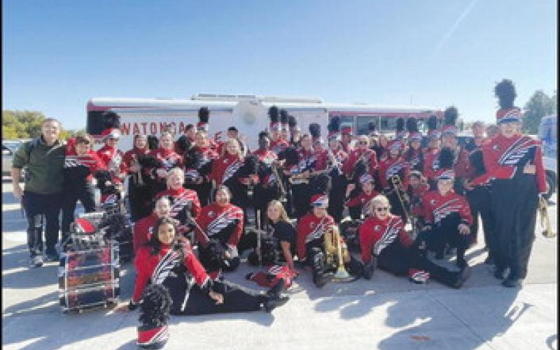 Last week, the Watonga HS band competed at the OSSAA Regional Field Marching Contest in Enid and received an Excellent (2) rating. We are extremely proud of the work they’ve put into this show this year! A great first year of bringing back competitive field marching to Watonga!