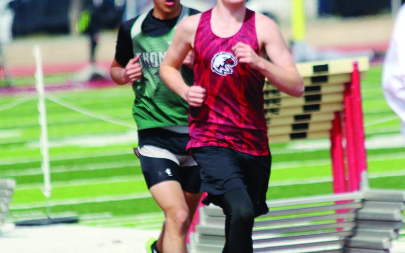 Watonga High School track and infield was packed Friday for the combined junior high and high school track meet. While the weather was less than perfect, the competition was top notch.