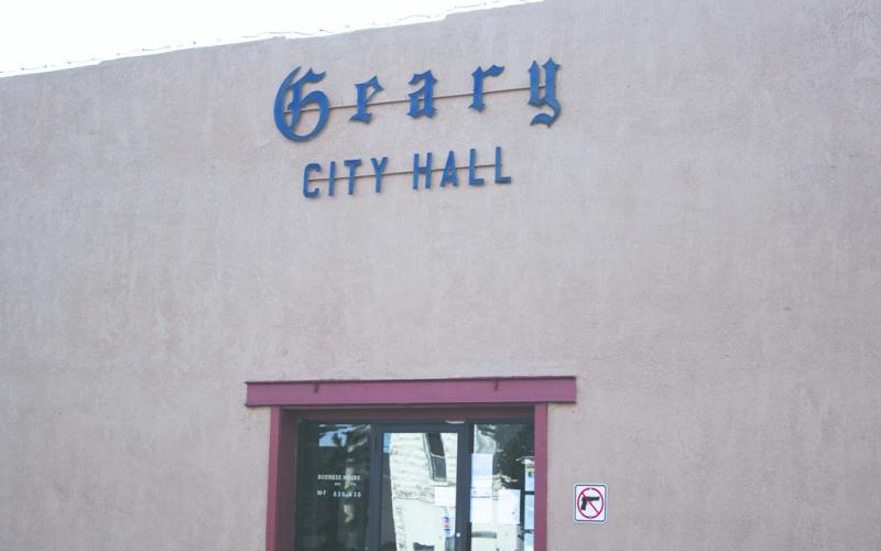 Security cameras at Geary City Hall caught a fight between an employee and the wife of another employee.