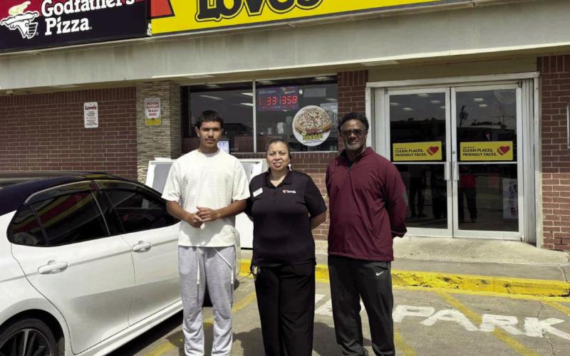 Pictured with Lisa Doctor, Loves General Manager and Head Coach, Greg Johnson