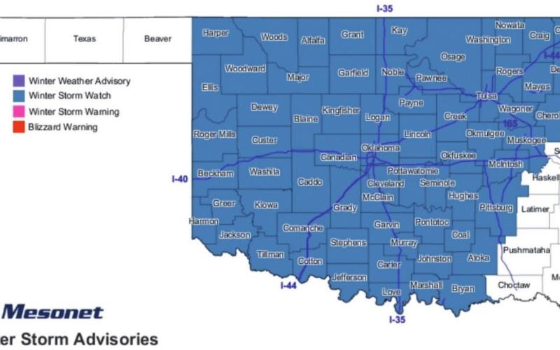 Watonga Braces for Winter Storm