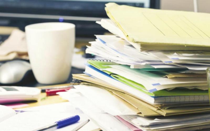 Clutter, Clutter Everywhere And Nary A Spot To Work