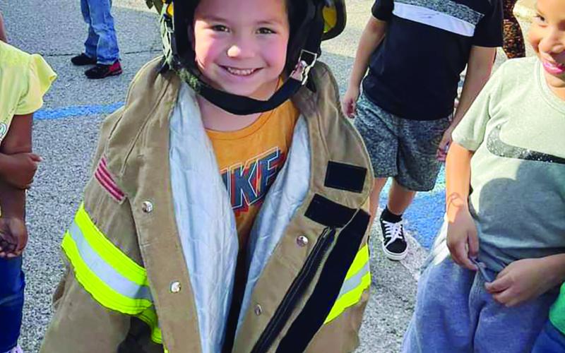 Learning Fire Safety at Watonga Elementary
