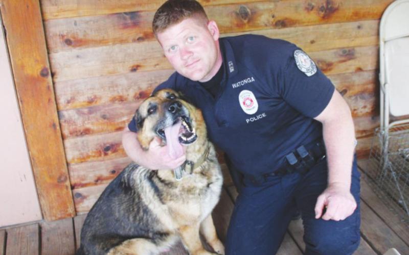 Celebrating Career of Retiring K-9