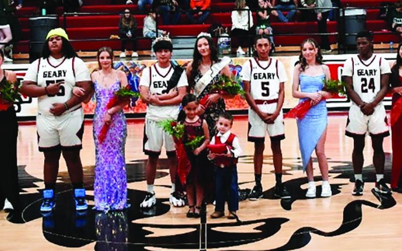 Basketball Homecoming Court
