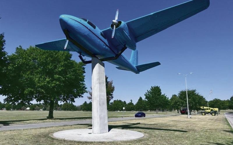 1940s Plane Now on Display at Eldon Lyon Park in Bethany