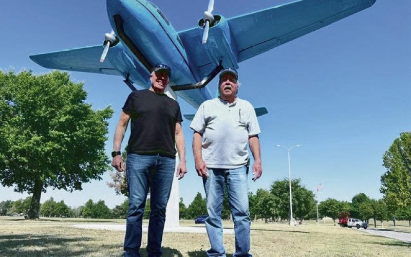 1940s Plane Now on Display at Eldon Lyon Park in Bethany