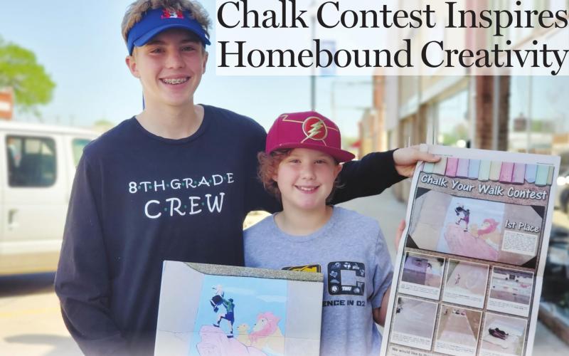 Chalk Contest Inspires Homebound Creativity