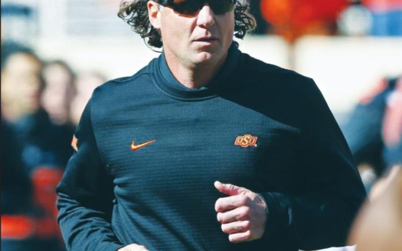 Oklahoma State University Cowboys’ football head coach Mike Gundy back in November 2019. Sue Ogrocki AP Photo