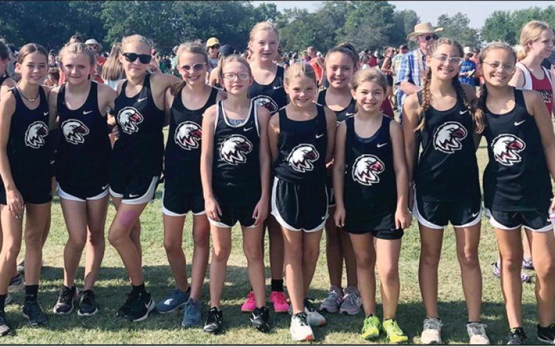 The Watonga cross country meet 2023 was a great success, in large part due to the parents who helped with parking, water, trash cleanup and timing duties. According to participants and fans, the course looks amazing. Photo Courtesy of Sherry Manke Cowan