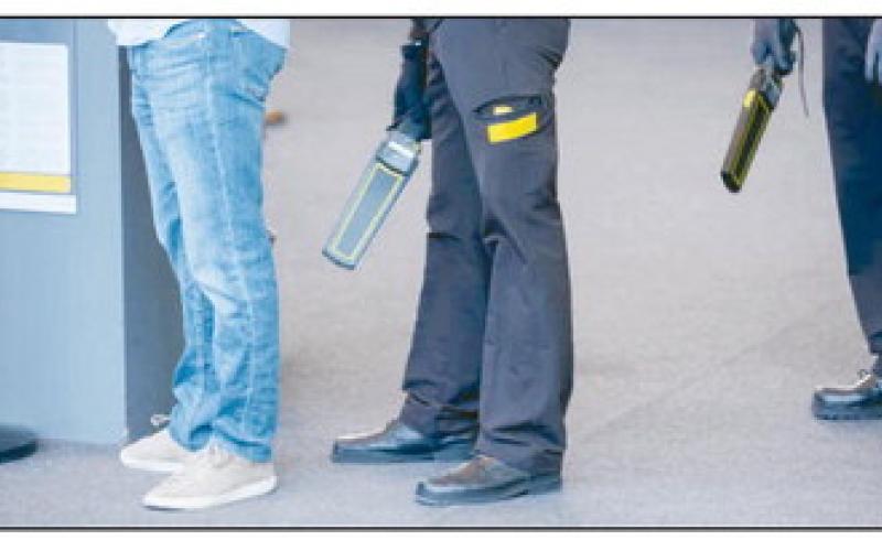 Visitors to the Blaine County Courthouse can now expect to have a deputy run a metal detecting wand over their person. The move is an effort to keep personnel and visitors to the facility safe.