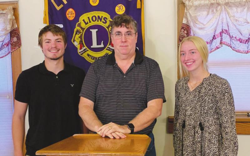 Lions Club Announces Students of the Month