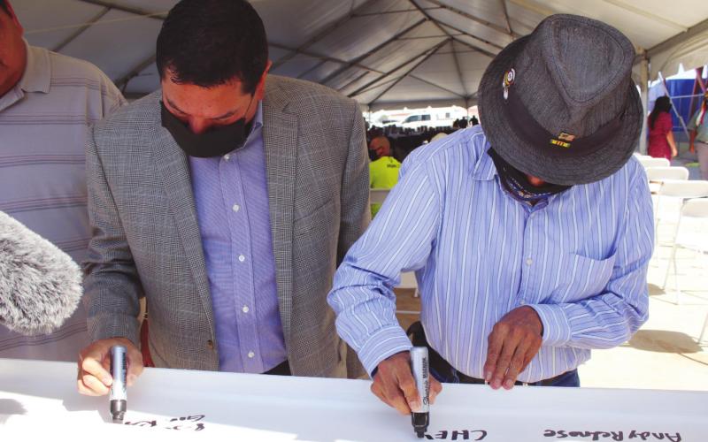 Last Beam Ceremony Held at Lucky Star Casino