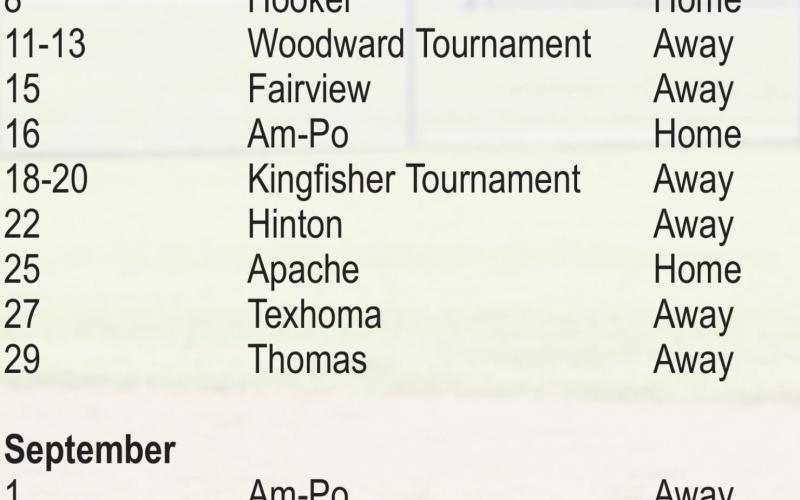 Watonga HS Softball 2022 Schedule