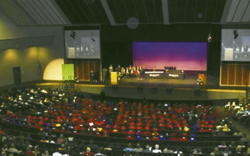 Calumet School District is seeking a bond issue to construct a performing arts and event center at the school. It may resemble this one in Yukon.
