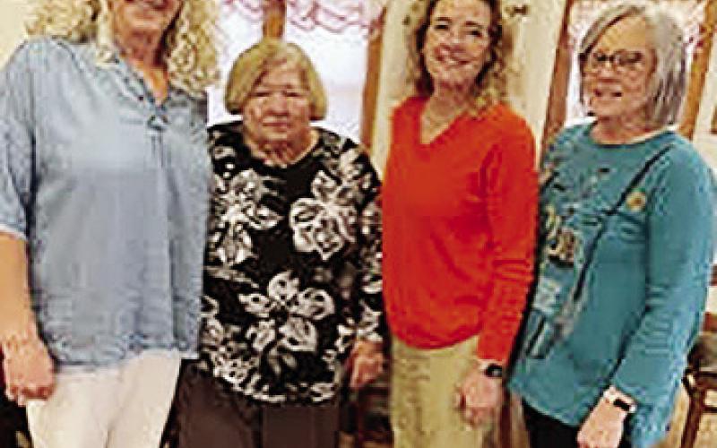 The Blaine County Retired Educatos installed new officers April 9. THe include: President Liza Nelson, Vice-president Yvonne Christensen, Secretary Christie Lorenz, Treasurer Lisa Seitter