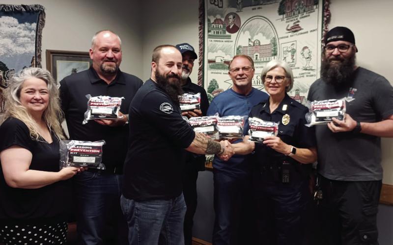 First Responders Receive Grant, Blood Loss Prevention Kits