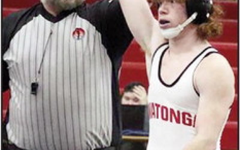 Dakota Morris, wrestling in the 138 pound class, was named 3A West All Star by Class