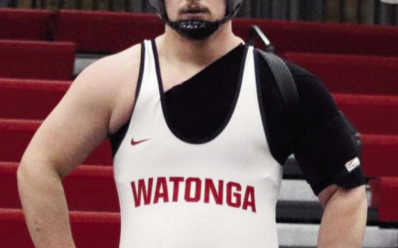 Dayson Cash, wrestling in the 165 pound class, was named to the All Conference Team