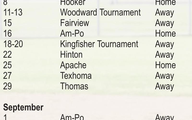Watonga HS Softball 2022 Schedule