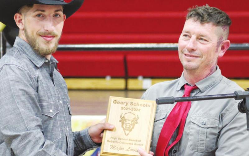 Major Lewis and Coach Parkhurst