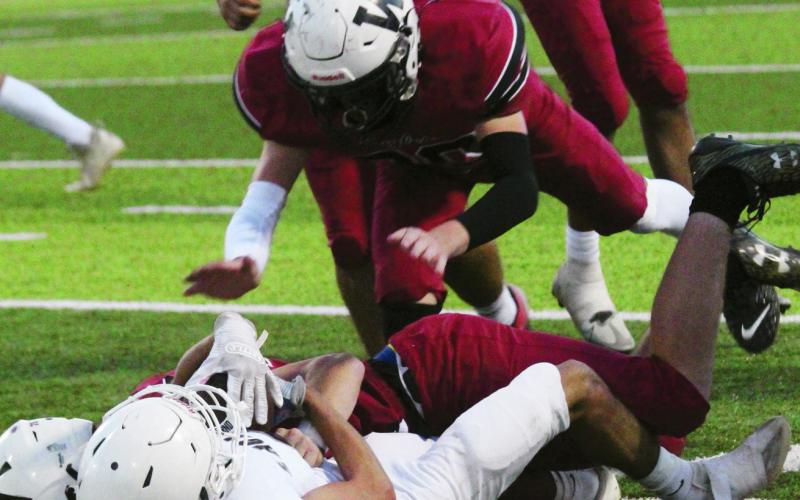 Eagles Slug it Out With Sayre