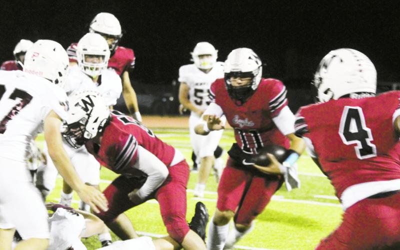 Eagles Slug it Out With Sayre