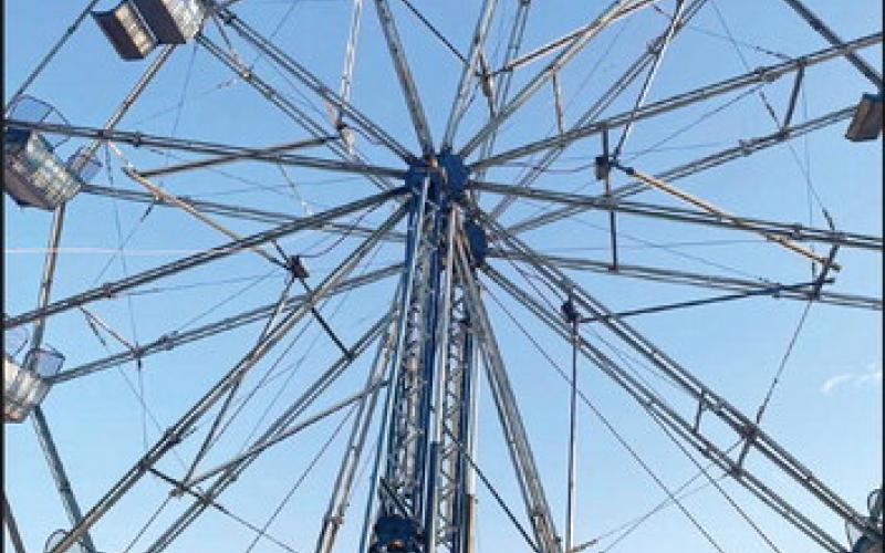 Brandts Painting on East Main had the honor to paint four rides at the Geary fairgrounds prior to this year’s fair. The Geary Tri County Free fair, founded in 1901 has no entry fee to enter the carnival or exhibits. All rides are owned by the Chamber of Commerce and are run by local volunteers.