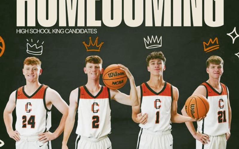 Homecoming was held Dec. 6 at Calumet when the Chieftains hosted the Hinton Comets. The boys team won 71-44. They are unbeaten on the season.
