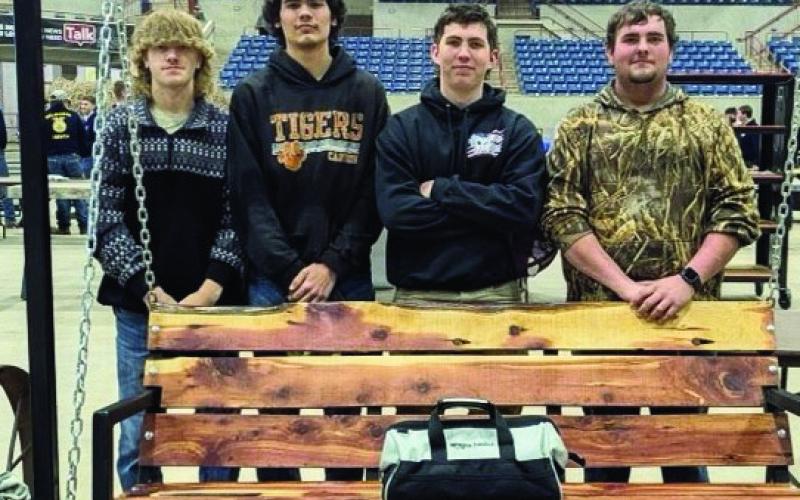 (BELOW LEFT) It’s time for some Tiger baseball! Games subject to change. (BELOW RIGHT)Congratulations to the Canton FFA Ag Mechanics team with a second place in class and bronze in division with their swing at the Enid Northwest District Show.