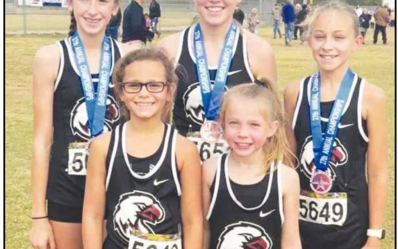 Watonga Eagles at the Junior High Cross Country Championships