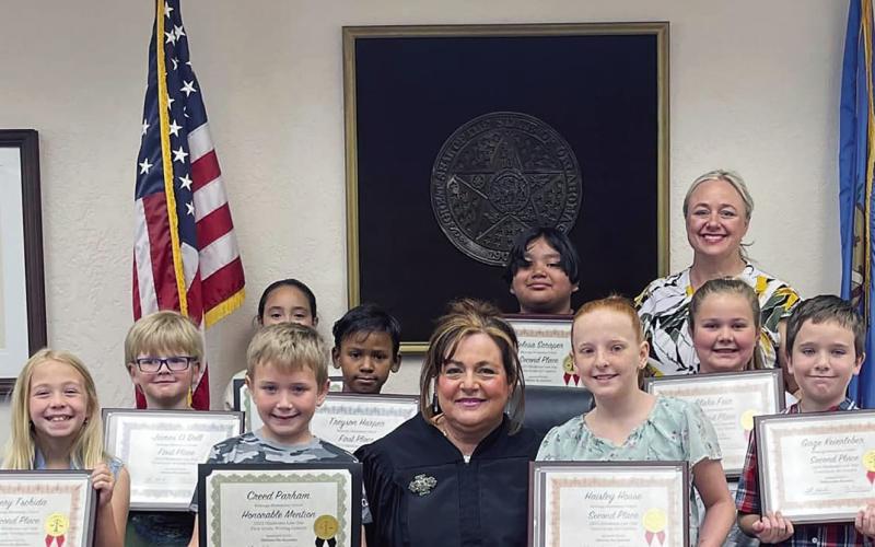 Local Law Day Winners Visit the Judge