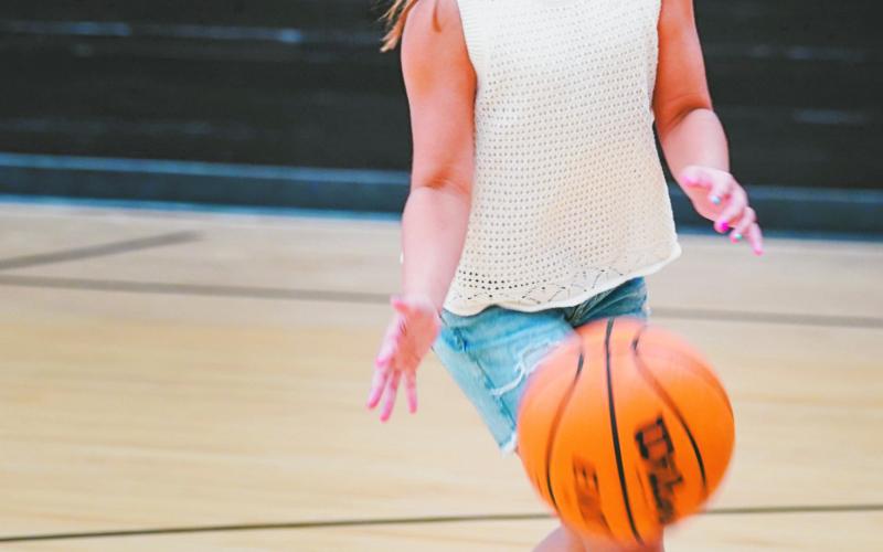 TOP LEFT Even the teachers and administration seemed to be glad to start the 2024-25 school year ABOVE Students were glad to get back in the gym AT LEFT Some Kids were ready to strike a pose. BELOW: The littlest Chieftains were enthusiastic to start the school year