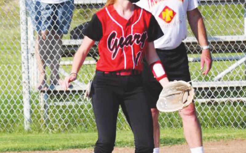 Geary Lady Bison Improve on the Road