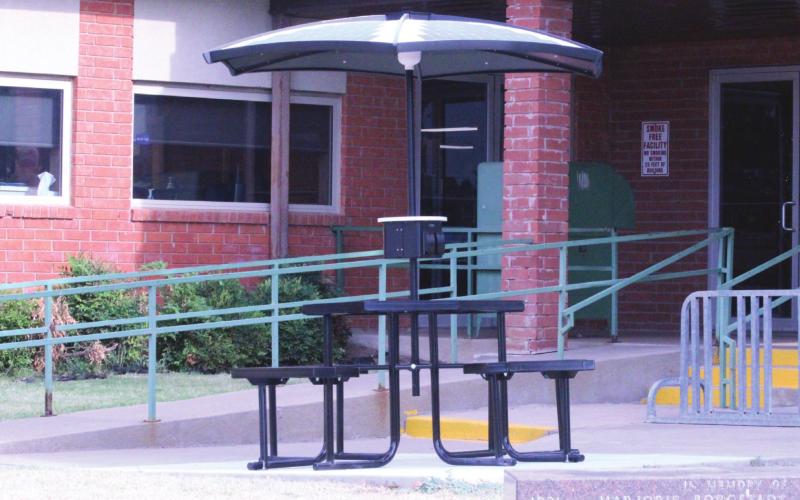 Library Now Offers Solar Umbrella
