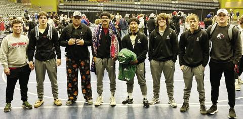 The Watonga wrestling team competed recently at the Mid-America Nationals. As a team, they finished 25th out of 37 teams, competing against mostly large school teams from across the country. In the gold bracket Malaki Perez finished 3rd and earned All-American status Ayden Perez finished 9th missing out on All-American status by one match . Dakota Cox finished 14th. In the silver bracket, Chris Garcia finished 6th and Tristan Dobbins finished 5th