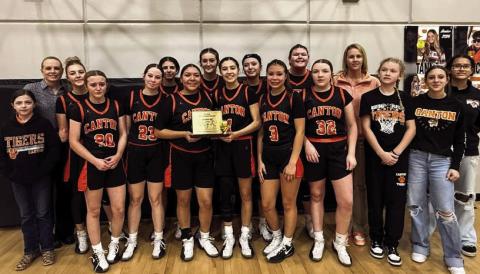 Congratulations to the Lady Tigers for finishing third at the Buffalo Tournament. Next up for them is the Hinton Lady Comets at home January 30