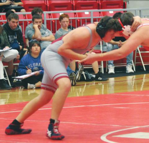Watonga senior 220-pound varsity wrestler Ethan Henderson. Andrew Salmi | Watonga Republican