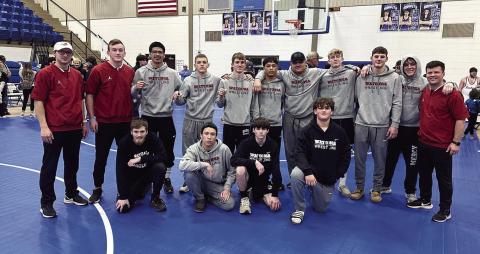 Congratulations to the Watonga Eagle state qualifiers in wrestling: Brayson Gordon 113 pound weight class; Dakota Cox in the 120 pound weight class; Ayden Perez in the 150 pound weight class; and Malaki Perez in the 285 weight class. Dayson Cash in the 190 pound weight class was a state alternate Team finished 6th out of 27 teams.