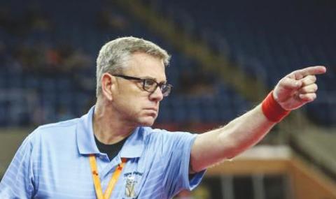 (Photo above) Danny Blackshear officiating a match.