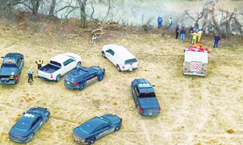 Authorities and search and rescue groups during the search for Stephen Courtney. (Photo provided by Blaine County Sheriff's Office)